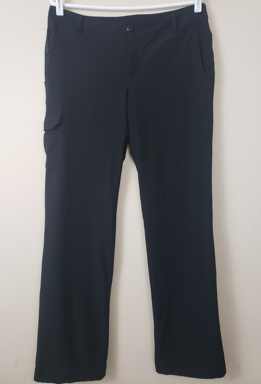 Eddie Bauer Womens Pants Size 8 Fleece Lined Black Stretch Winter Hiking